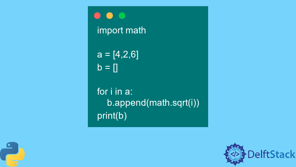 racine-carr-e-en-python-delft-stack